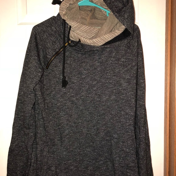 & Sweaters - Double Hooded SweatShirt